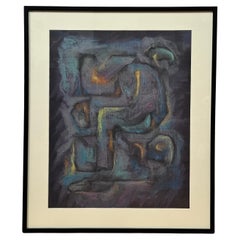 Cubist Enigmatic Acrylic Painting
