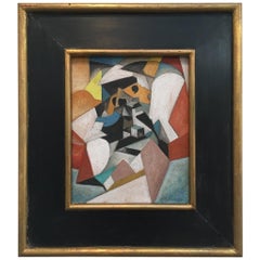 Cubist Guache, after Albert Gleizes