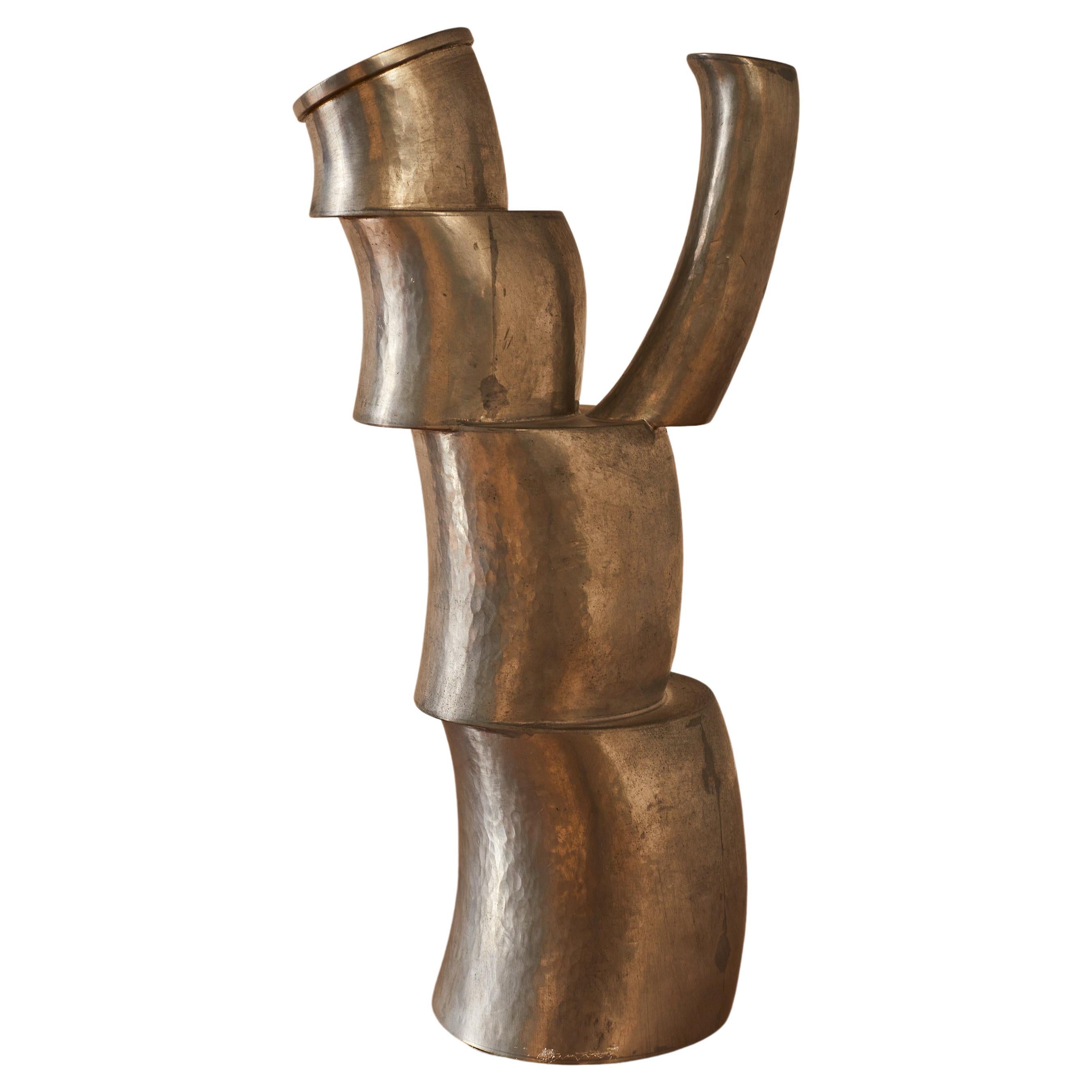 Cubist Hammered Pitcher For Sale