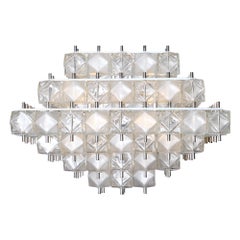 Cubist Murano Glass Chandelier