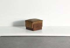 Cubist Ottoman, France, 1930s