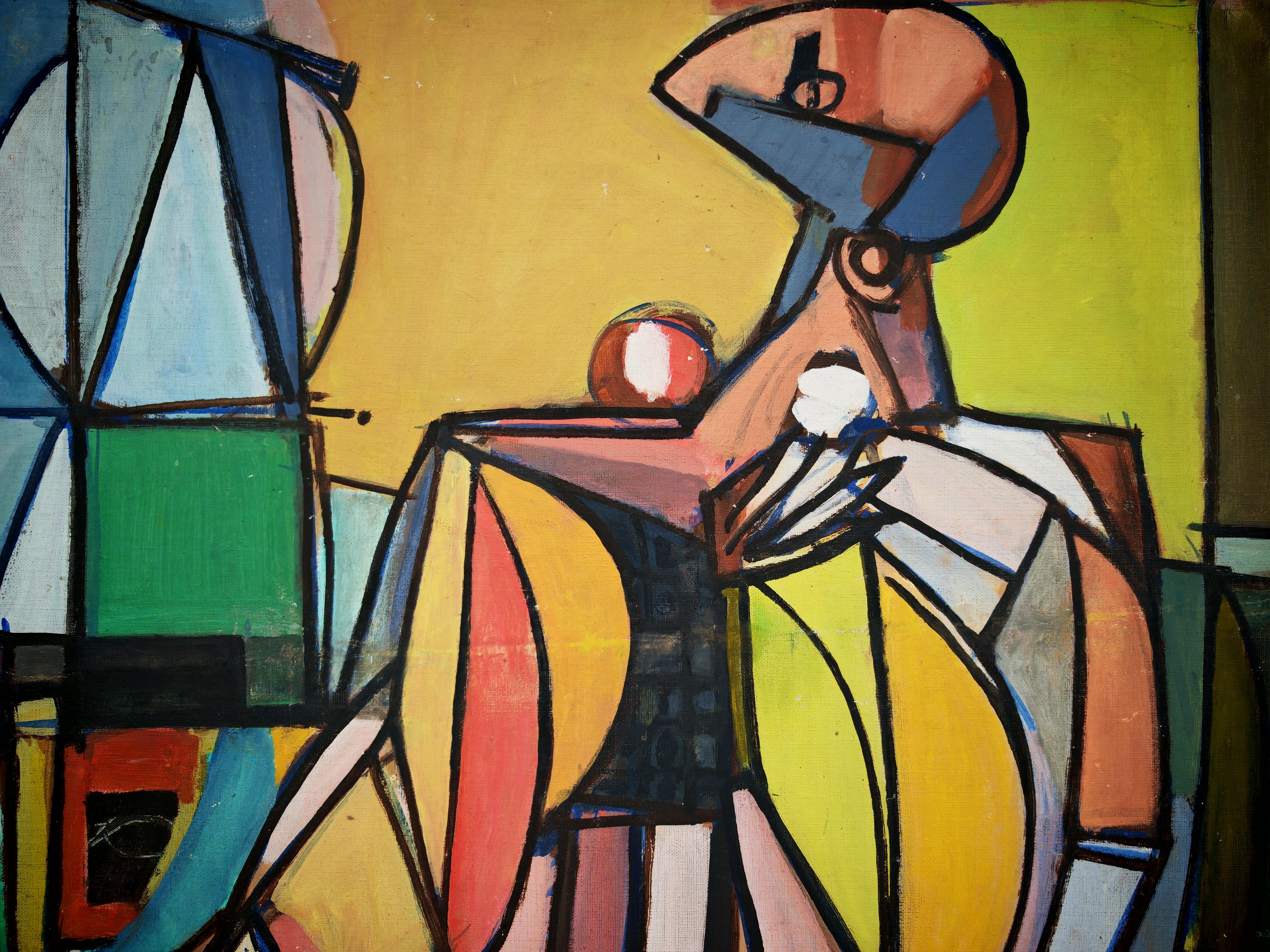 Kubistisches Gemälde 