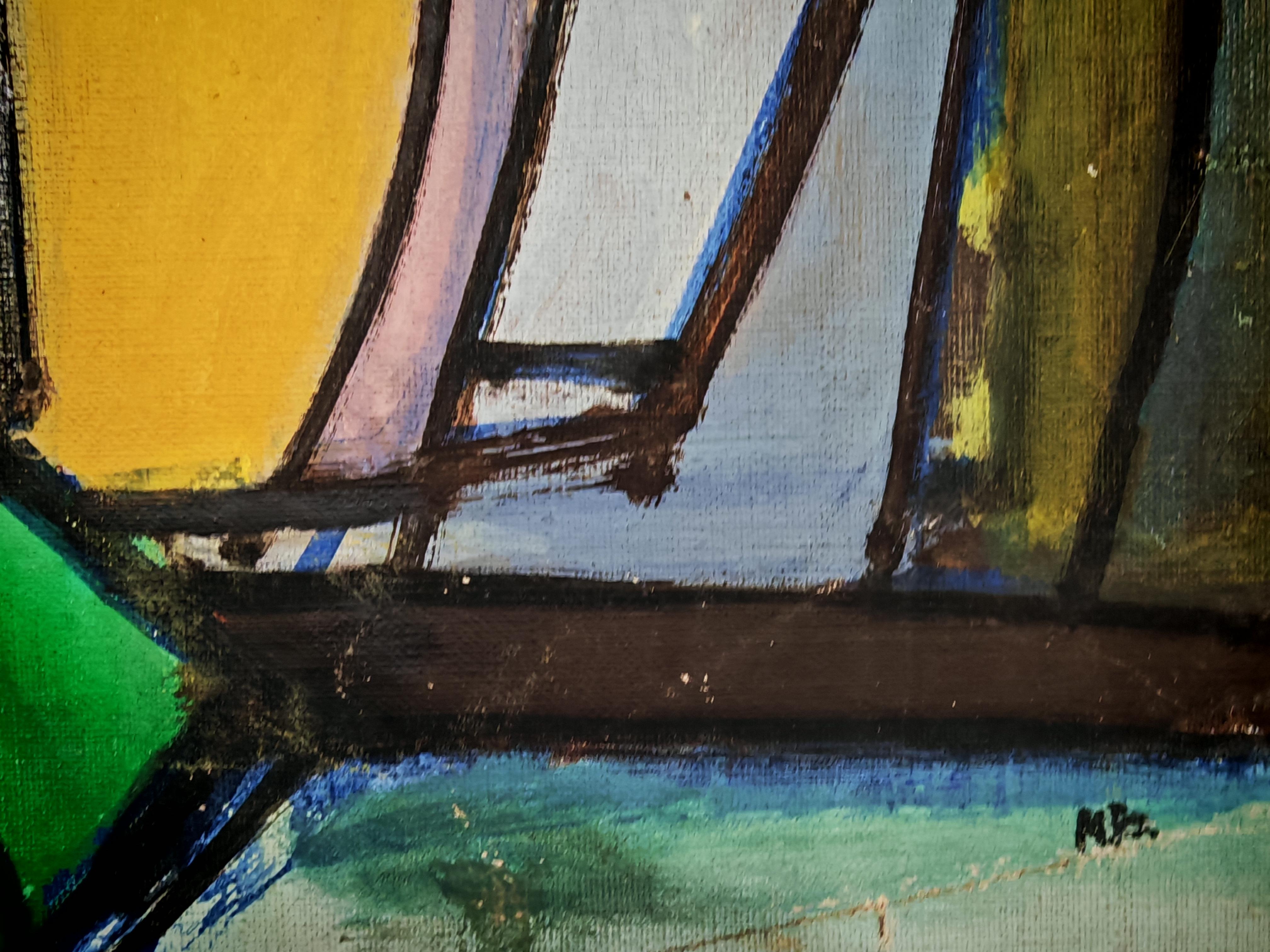 Kubistisches Gemälde 