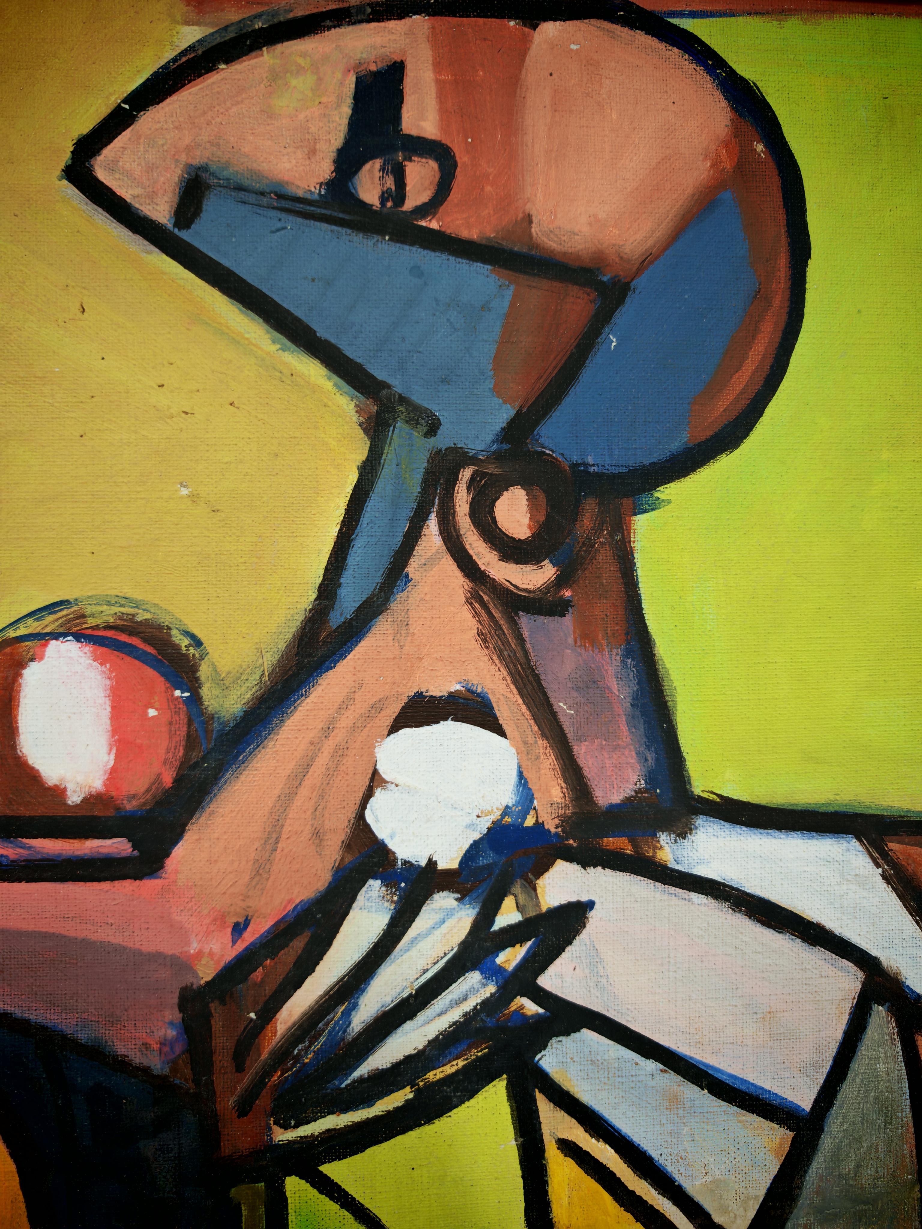 Kubistisches Gemälde 
