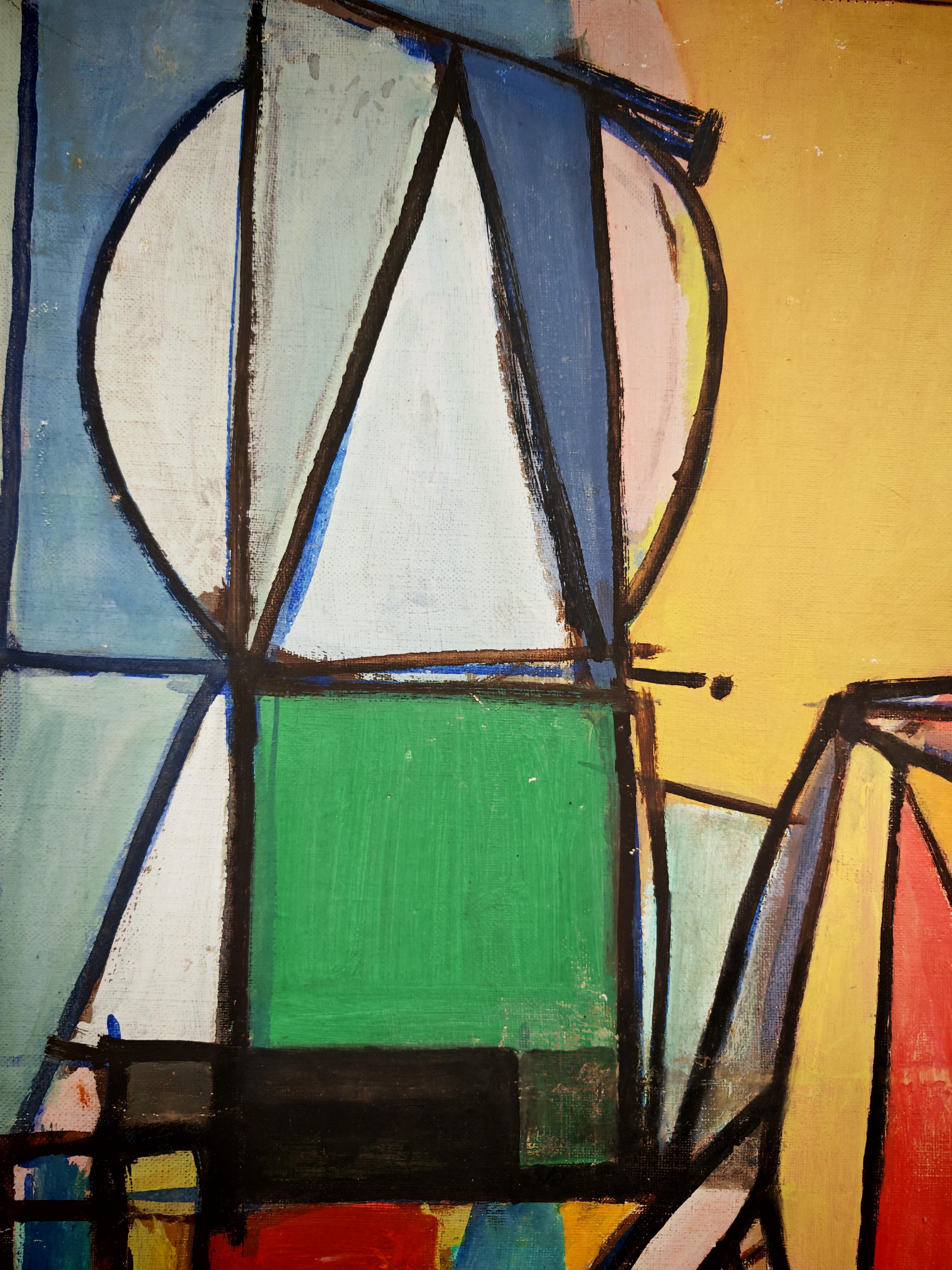 Kubistisches Gemälde 