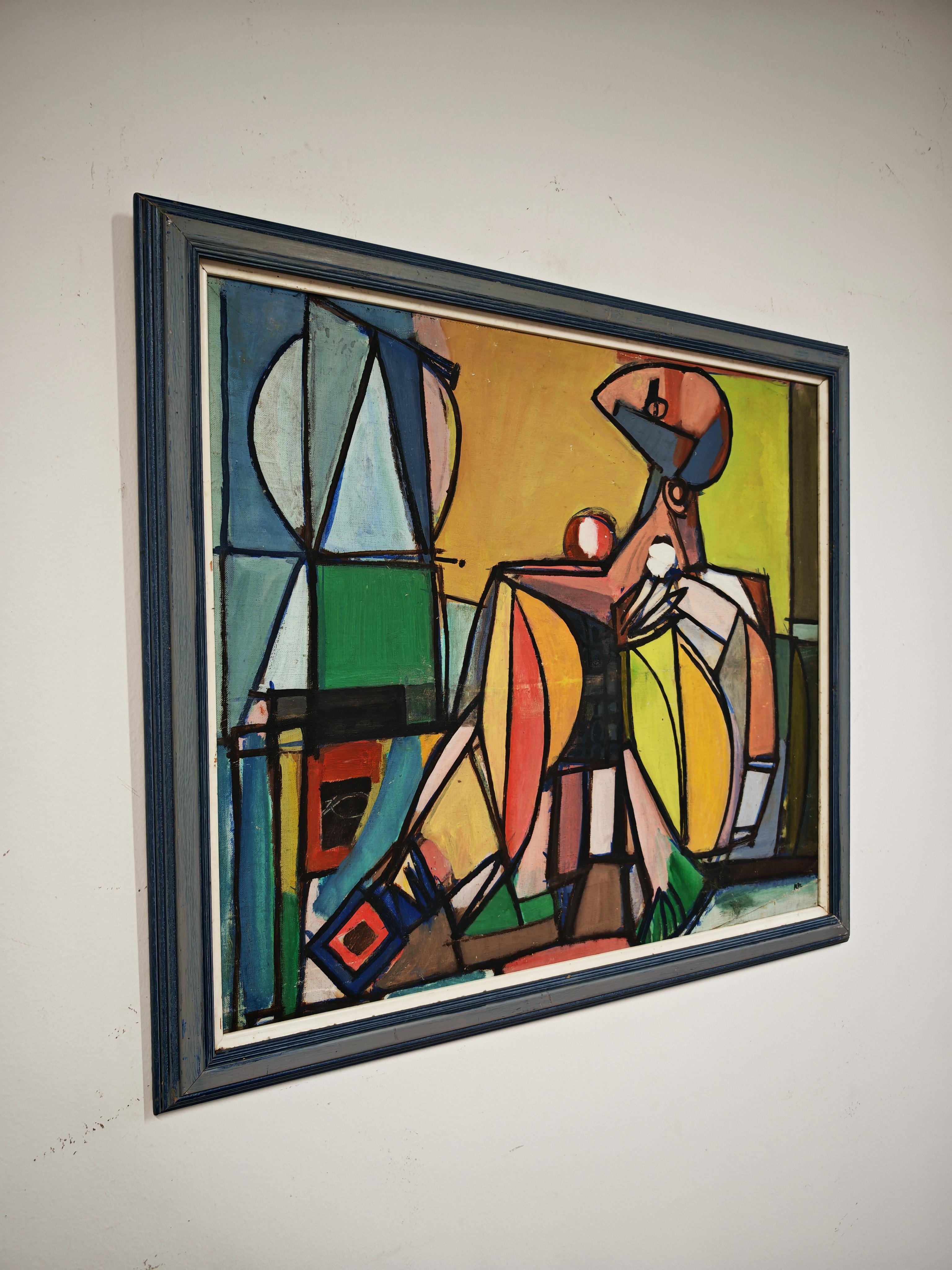 Kubistisches Gemälde 