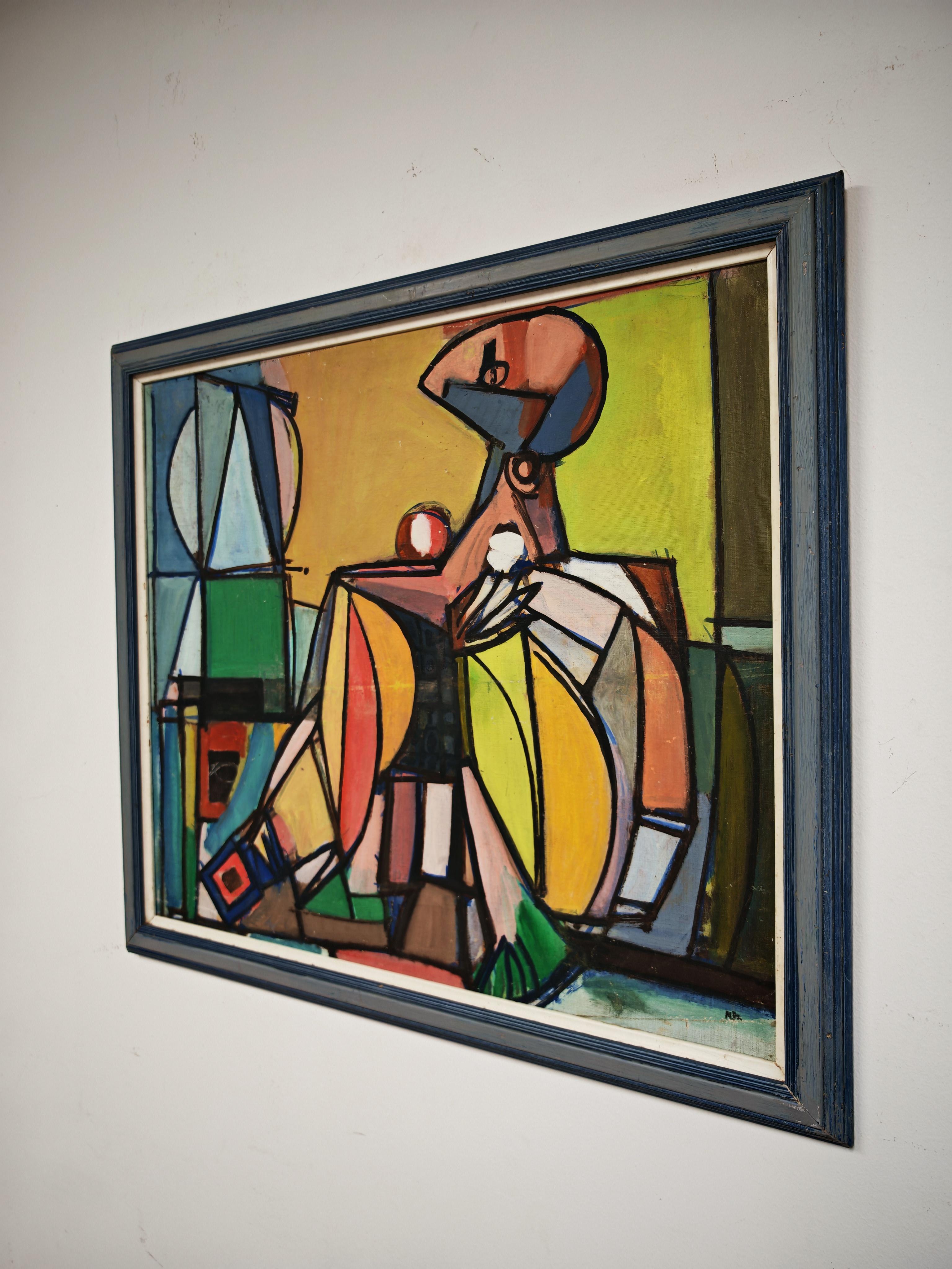 Kubistisches Gemälde 