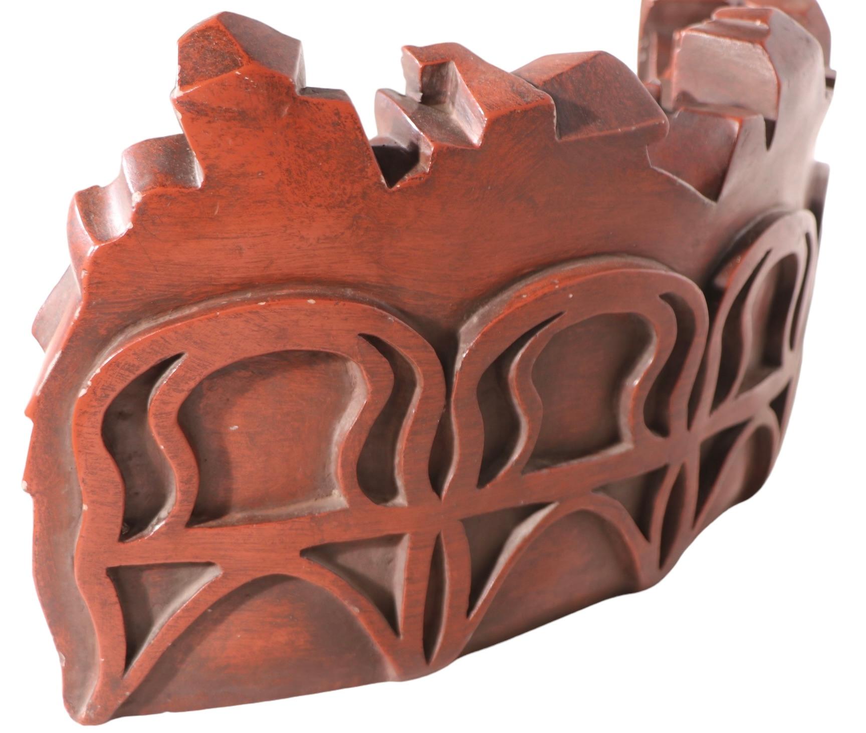 Américain Sculpture de groupe de jazz de l'école cubiste signée et datée  Austin Productions 1964 en vente