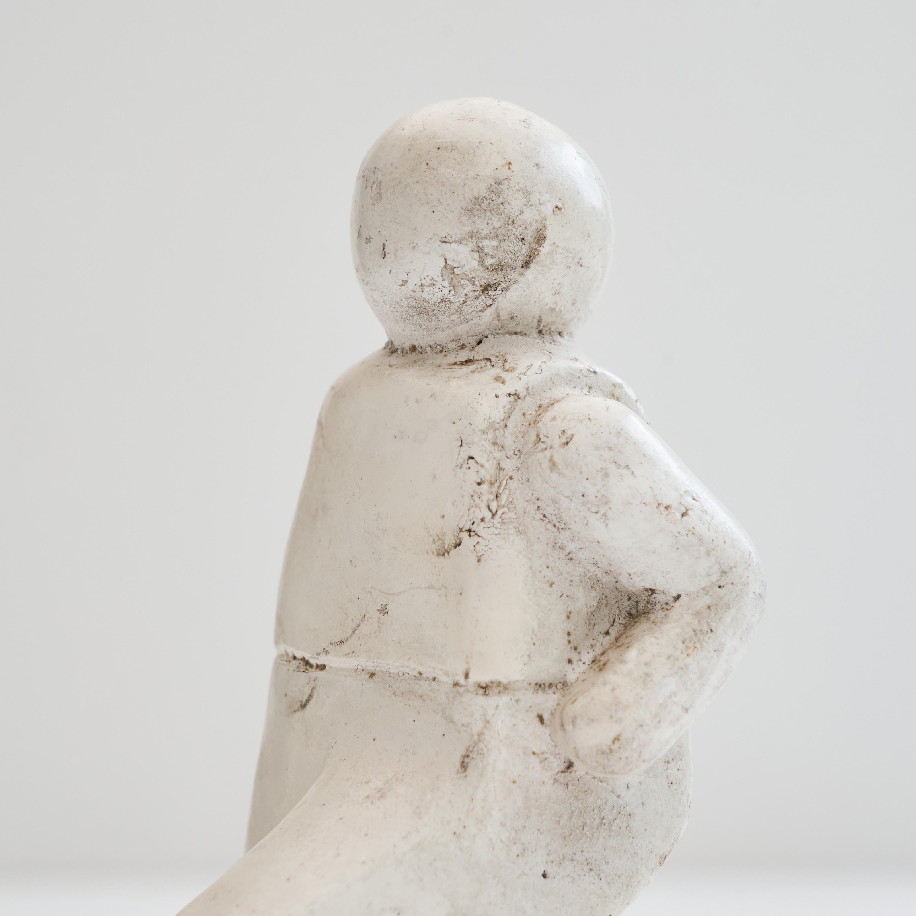 Scultura cubista di un calciatore degli anni '70 in vendita 3