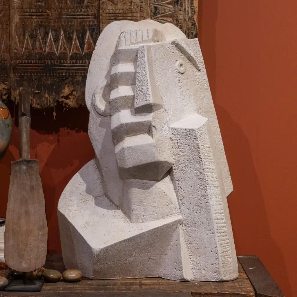 Français Reproduction de la sculpture cubiste 