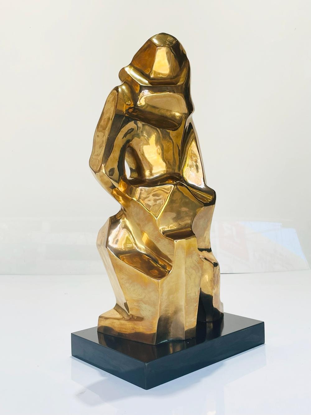 Cubist Style Bronze Sculpture by Caroline New House For Sale 10