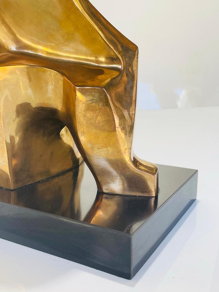 Cubist Style Bronze Sculpture by Caroline New House For Sale at 1stDibs