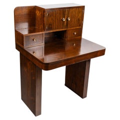 Vintage Cubist Style Desk, 1930-1940.