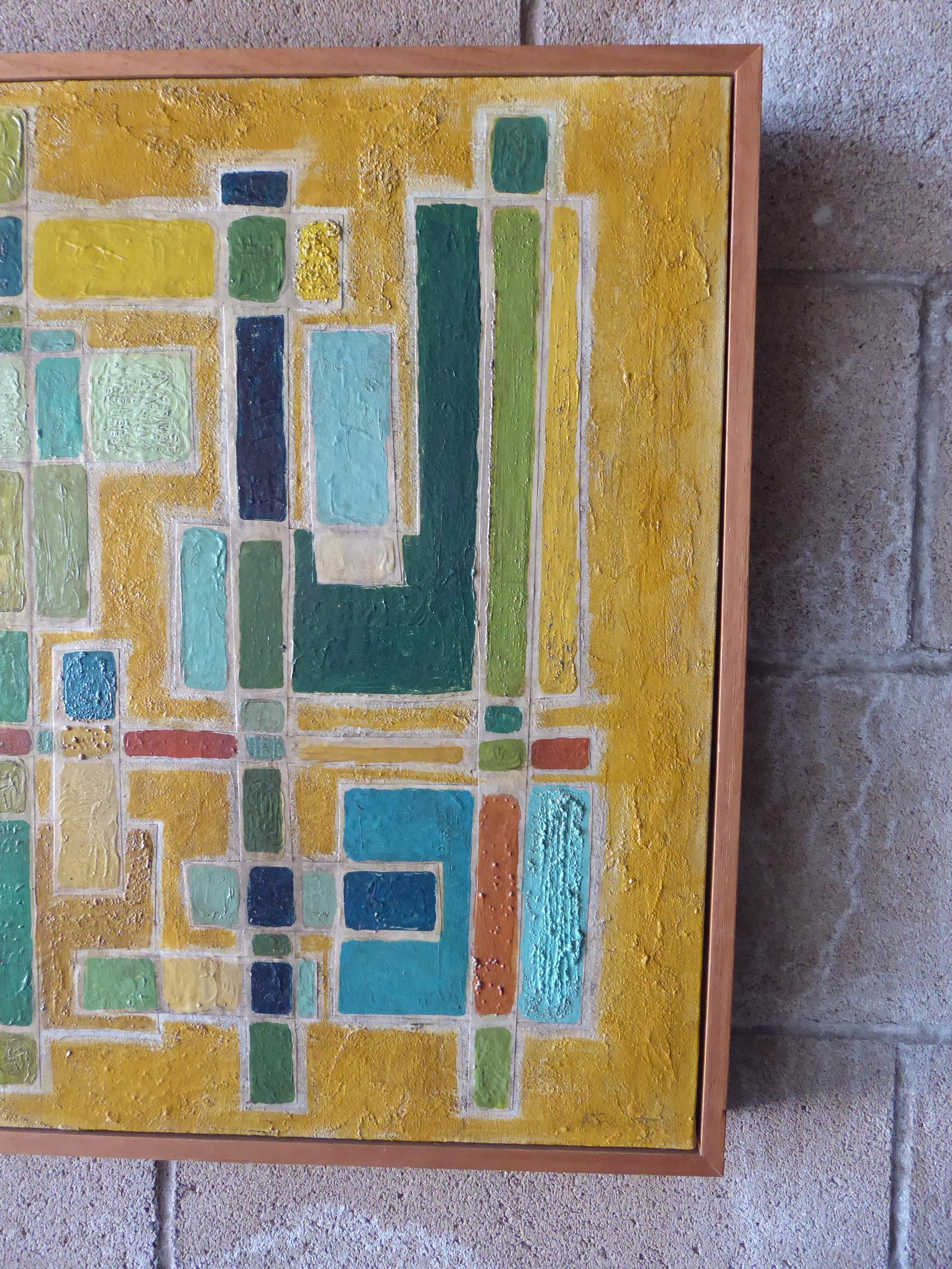 Cubist Style Painting by Contemporary American Artist Angie Dickerson-Lee 1