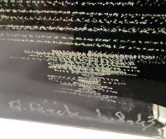 Cubist Vase signed Anatole Riecke, Paris France, 1943