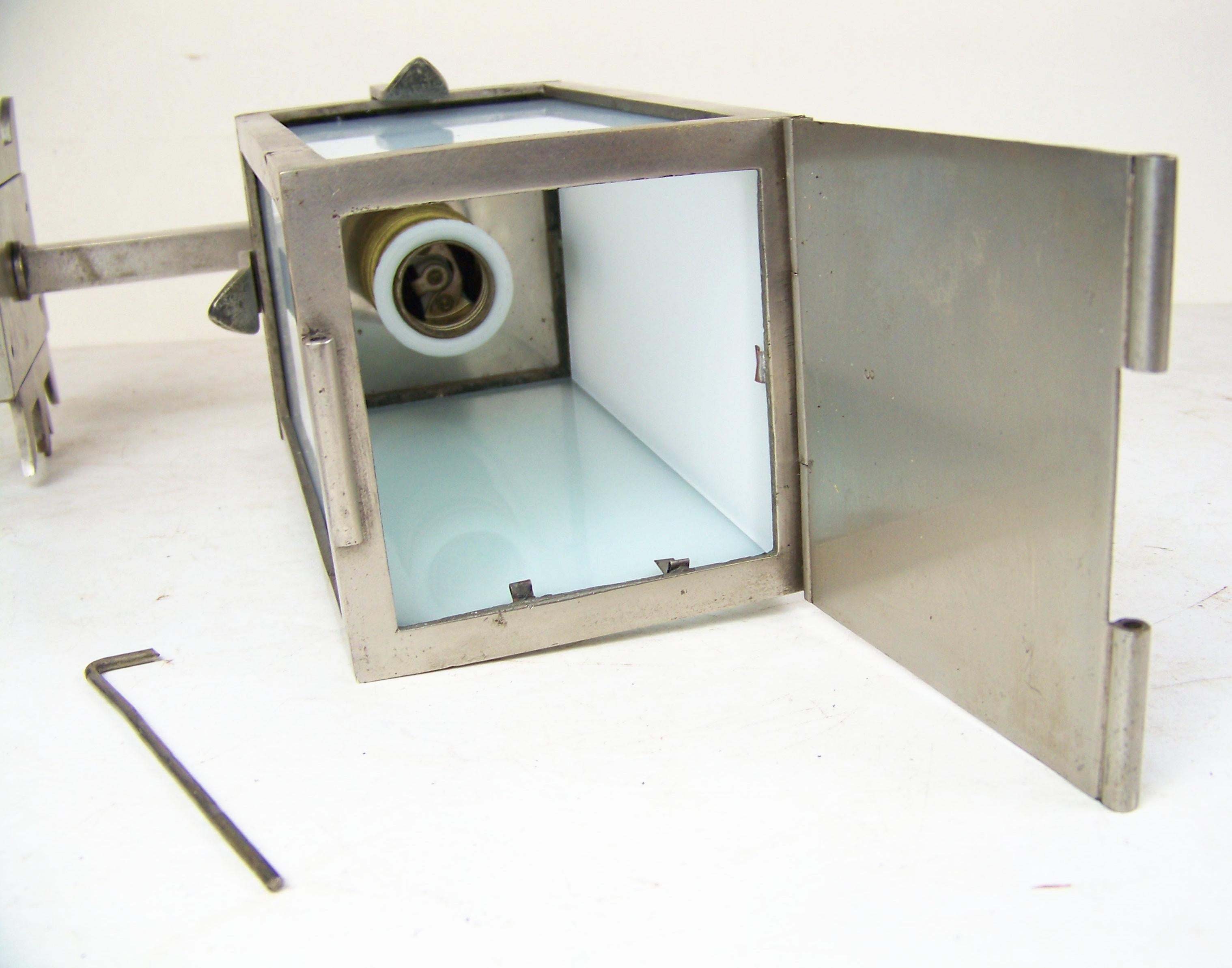 Art Deco Cubist Wall Lamp, Lantern