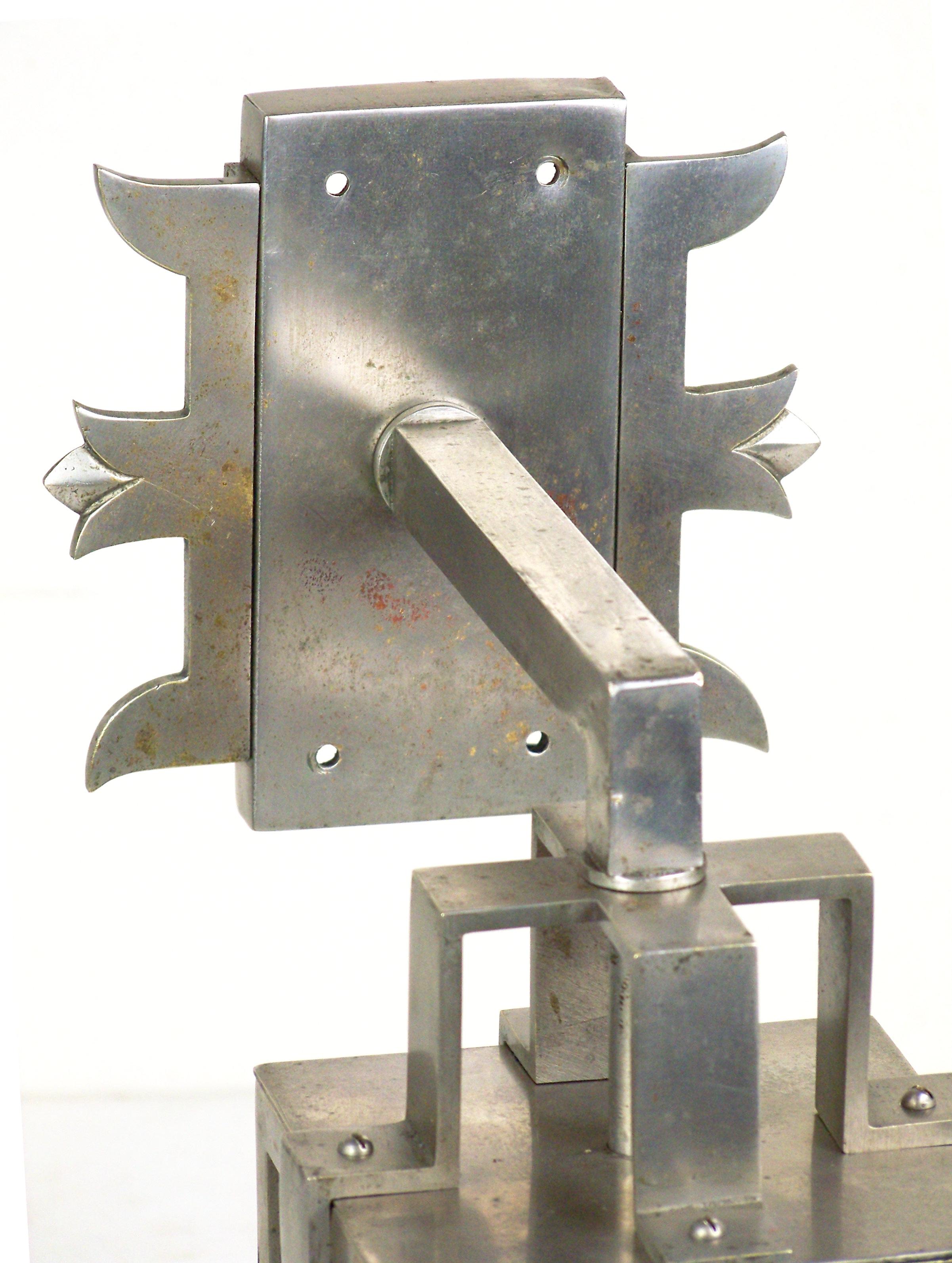 Early 20th Century Cubist Wall Lamp, Lantern