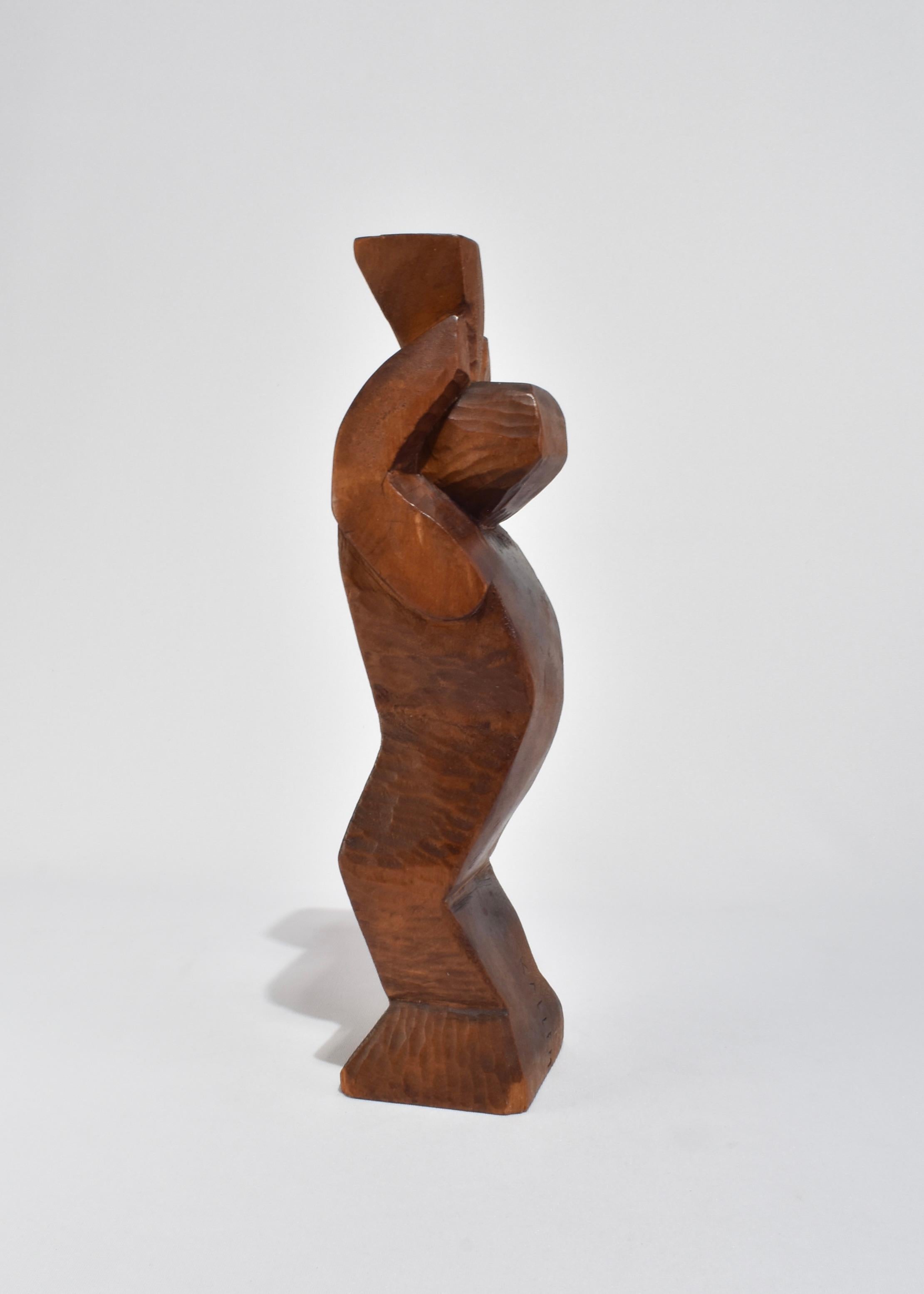 Escultura Cubista de Madera en Bueno estado para la venta en Richmond, VA