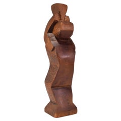Cubist Wooden Sculpture