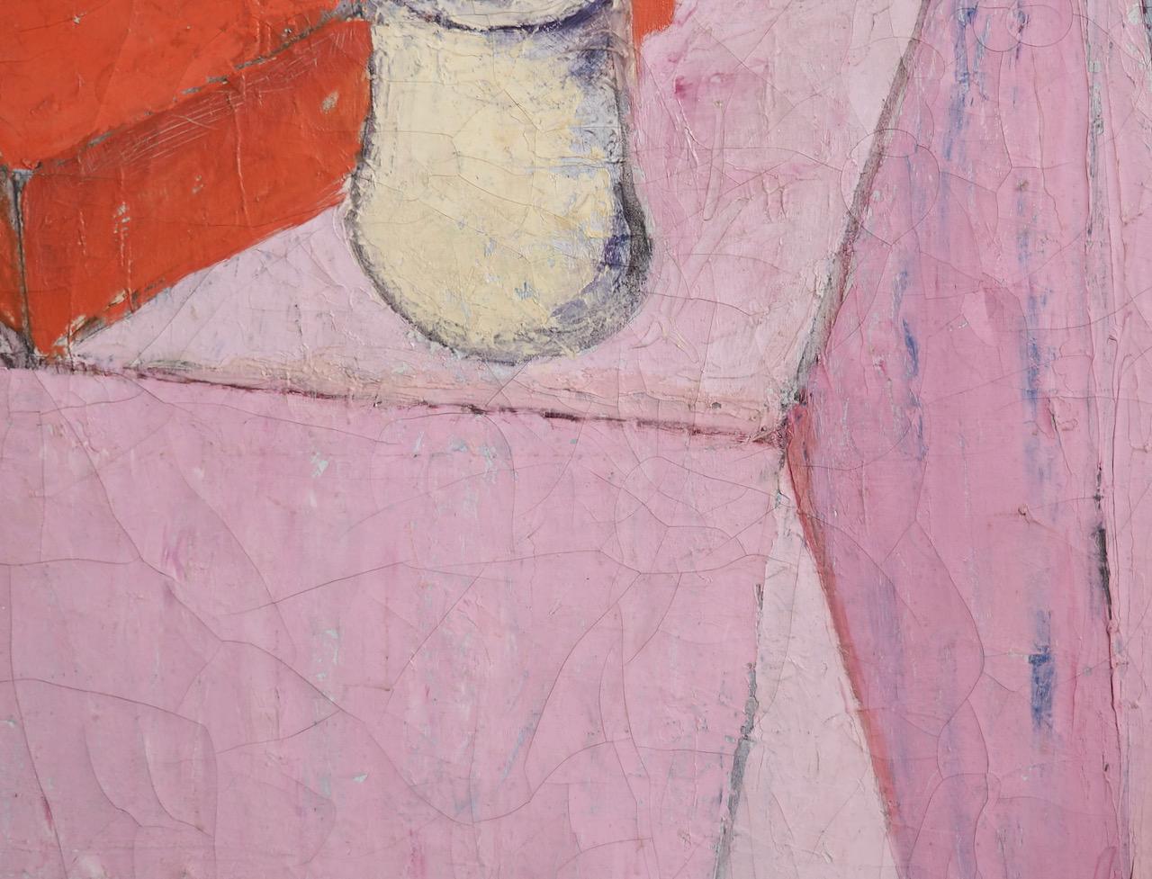 Cubistic Still-Life Painting, 20th C In Good Condition For Sale In Aalsgaarde, DK