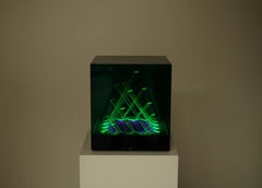 Cubo di Teo cinétique léger par James Rivière, Italie 1970's.