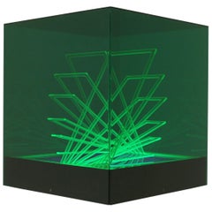 Cubo di Teo Illuminated Sculpture by James Rivière