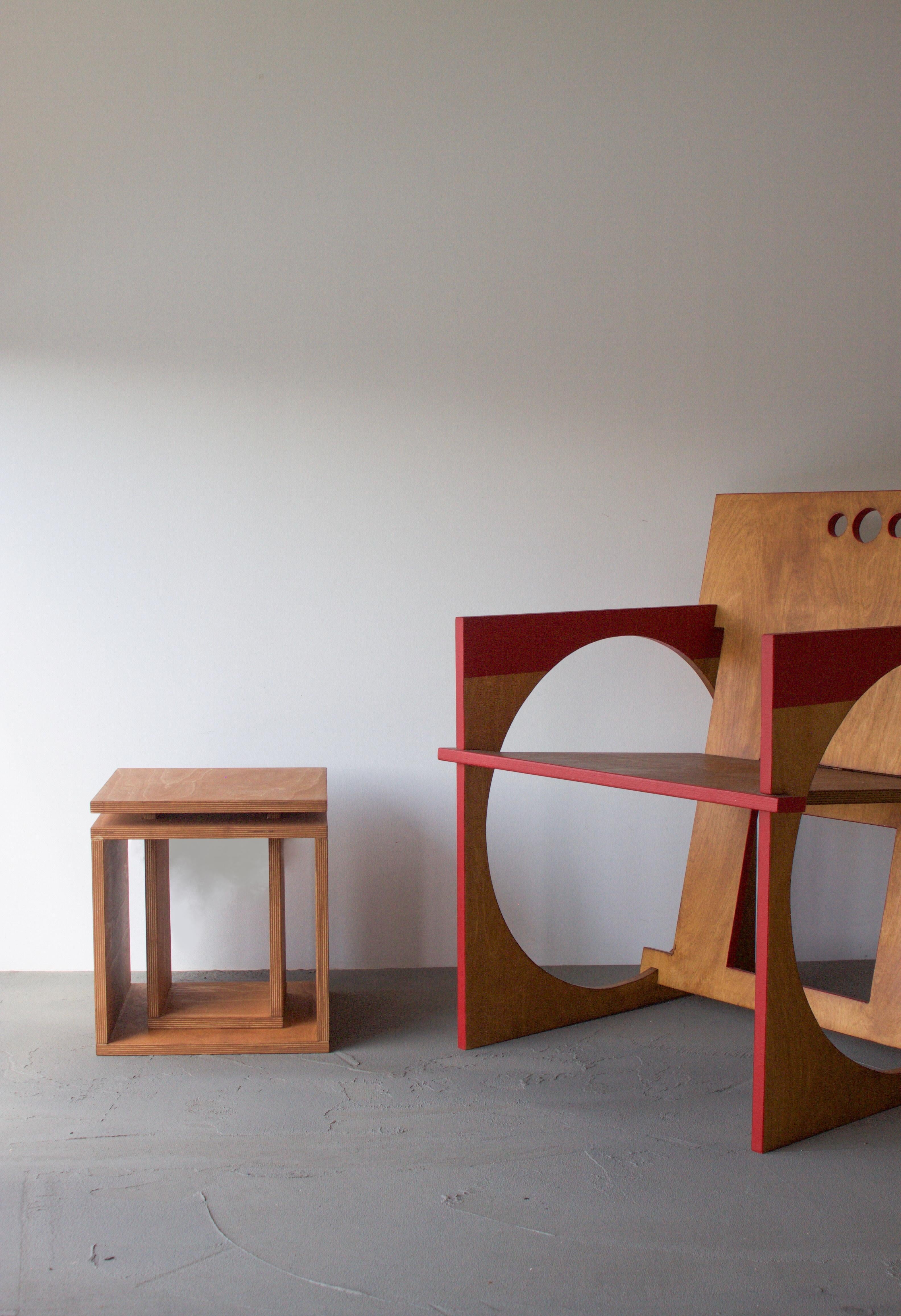 Cubo Side Table by Edoardo Lietti Studio For Sale 4