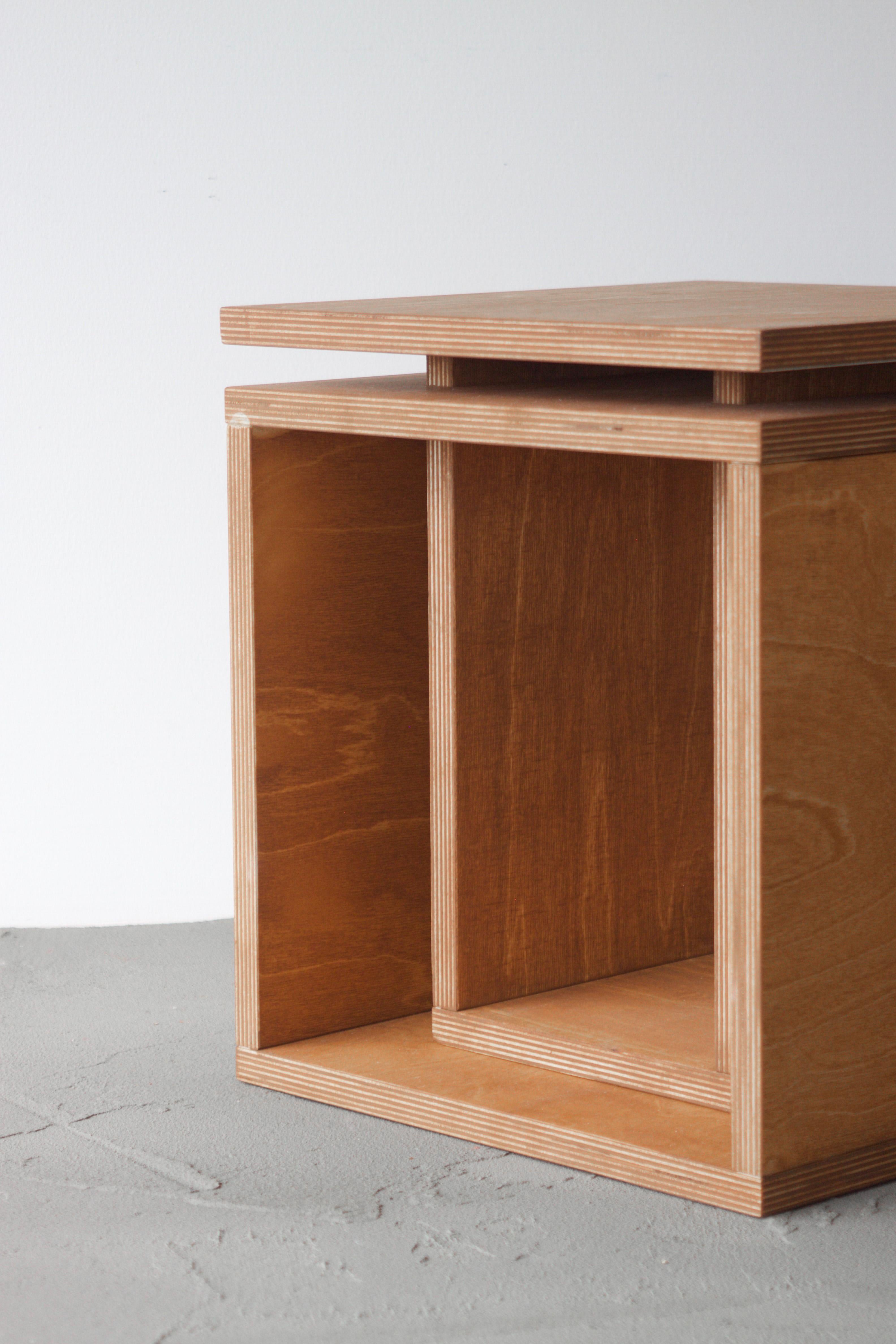 Post-Modern Cubo Side Table by Edoardo Lietti Studio For Sale