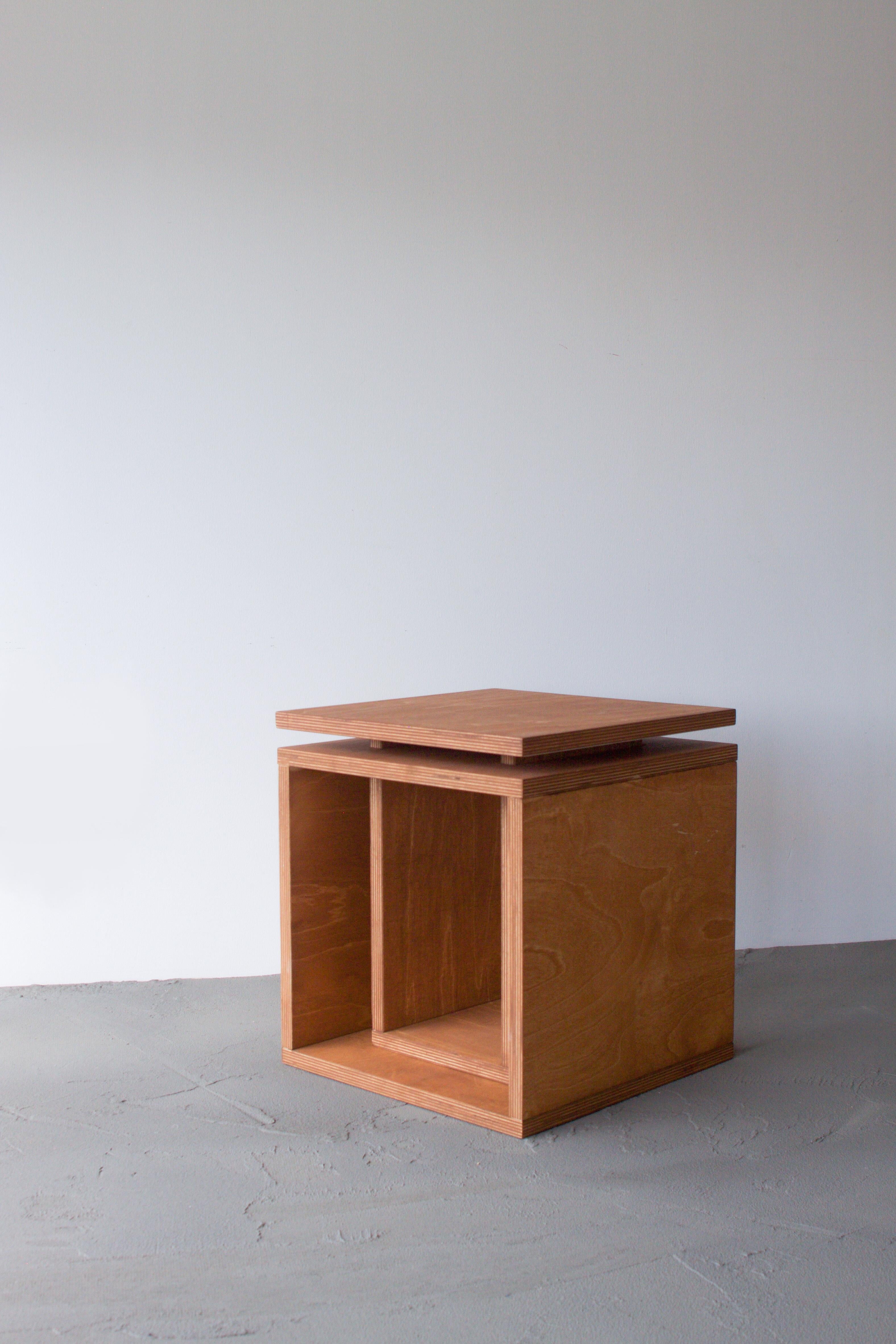 Danish Cubo Side Table by Edoardo Lietti Studio For Sale