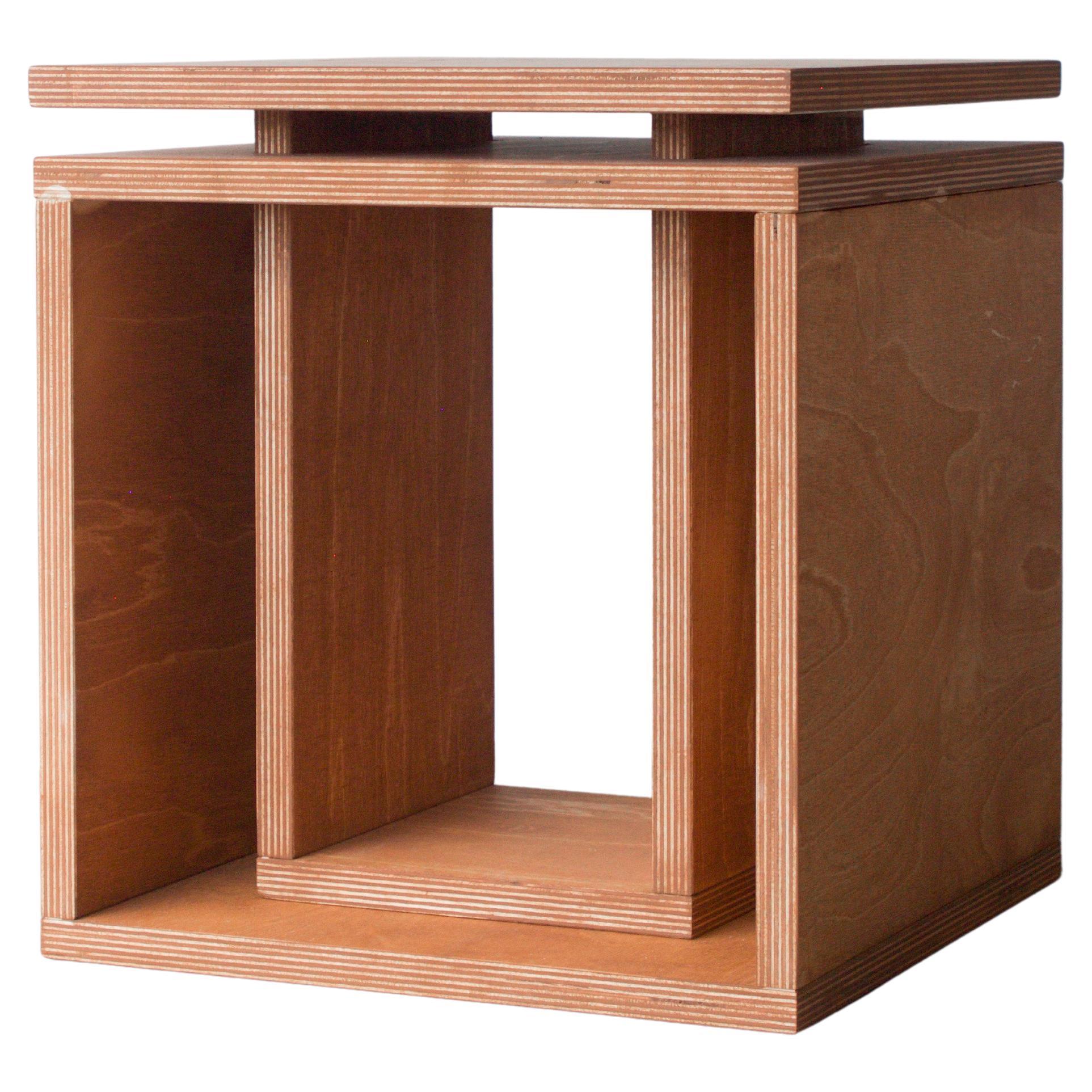 Cubo Side Table by Edoardo Lietti Studio For Sale