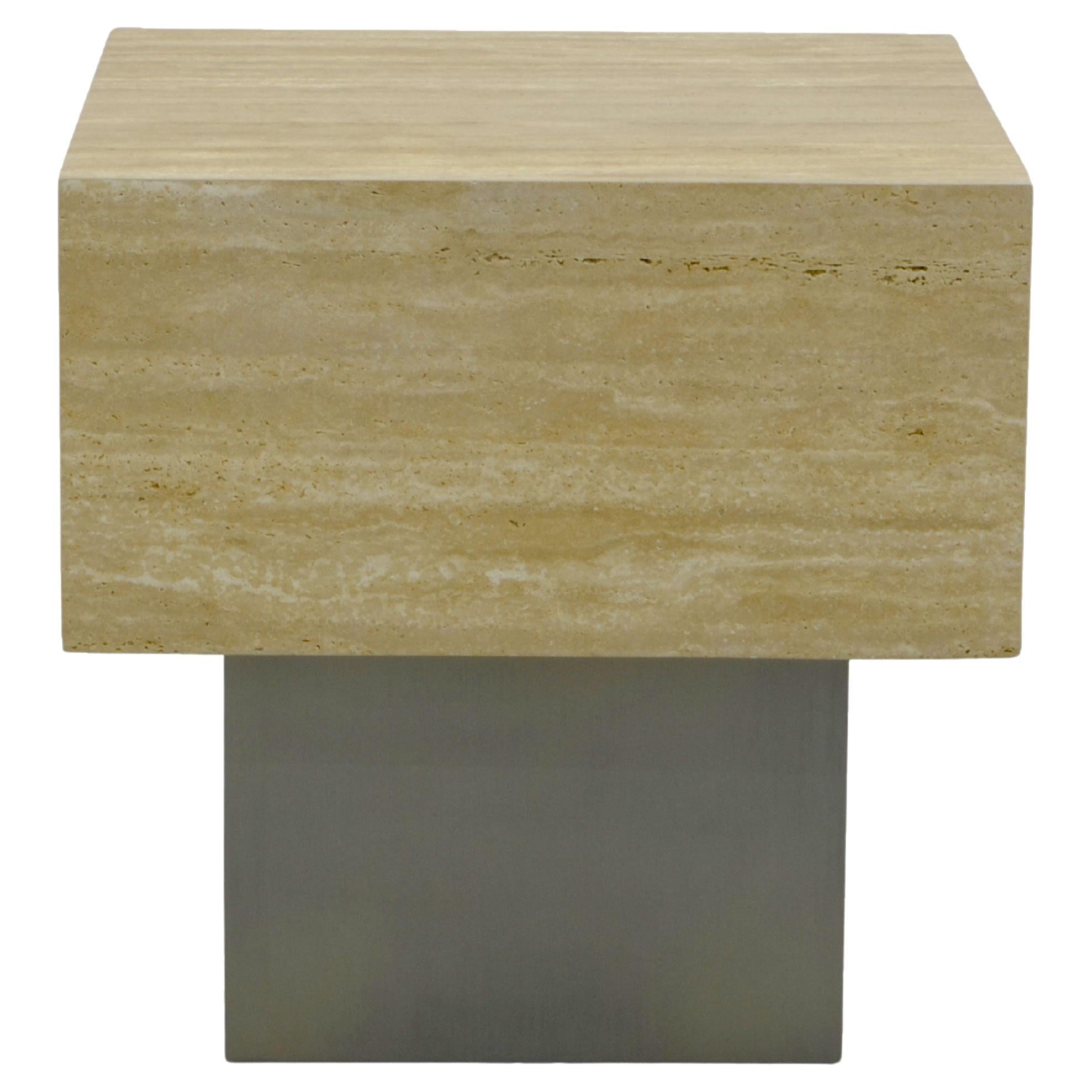 "Cubo" Side Table, Contemporary Brazilian Design by Arthur Casas For Sale