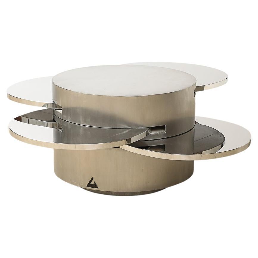 Cubo Tondo Coffee Table by Gabriella Crespi