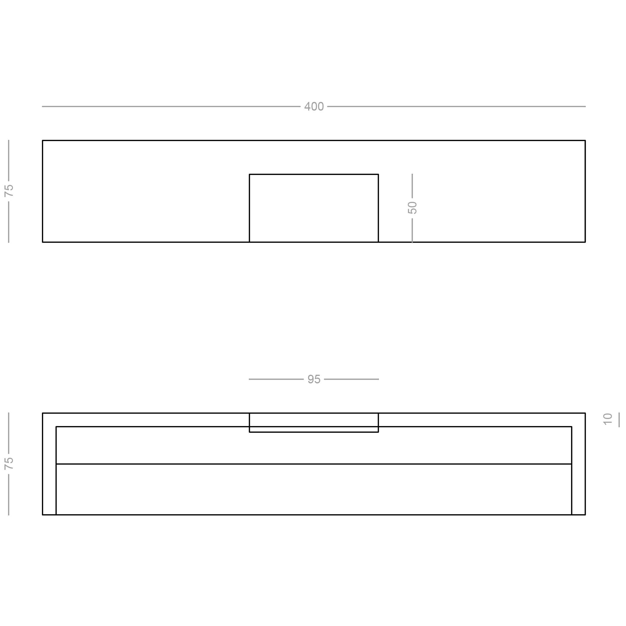 Bureau cubique, marbre blanc, tiroir en cuir 400x75x75cm, Allemagne, fabrication artisanale pc1/1 en vente 3