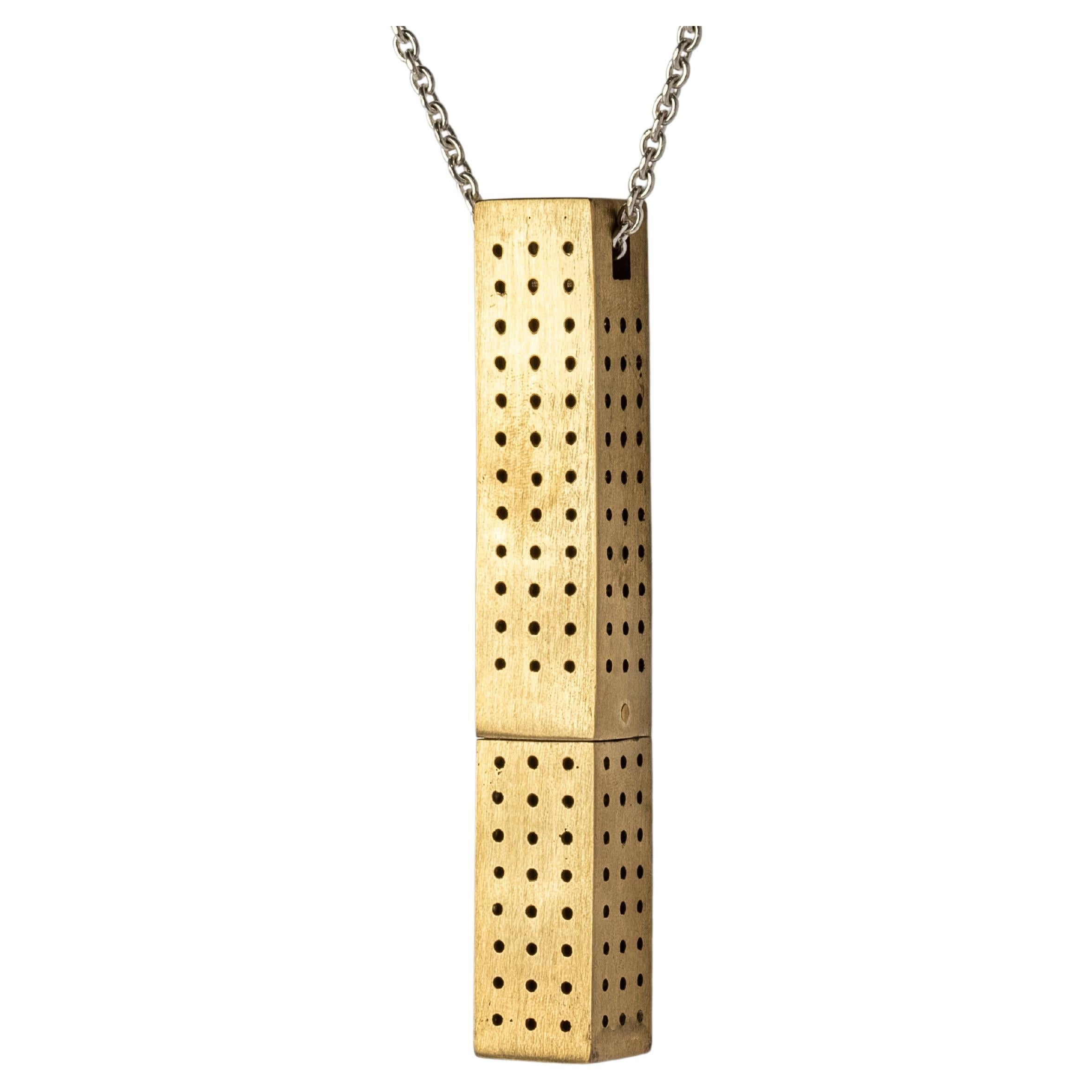 Cuboid Necklace (Amber Box, MR+MA)