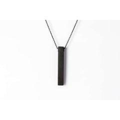 Cuboid Necklace (JET+KA)