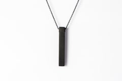 Cuboid Necklace (JET+KA)