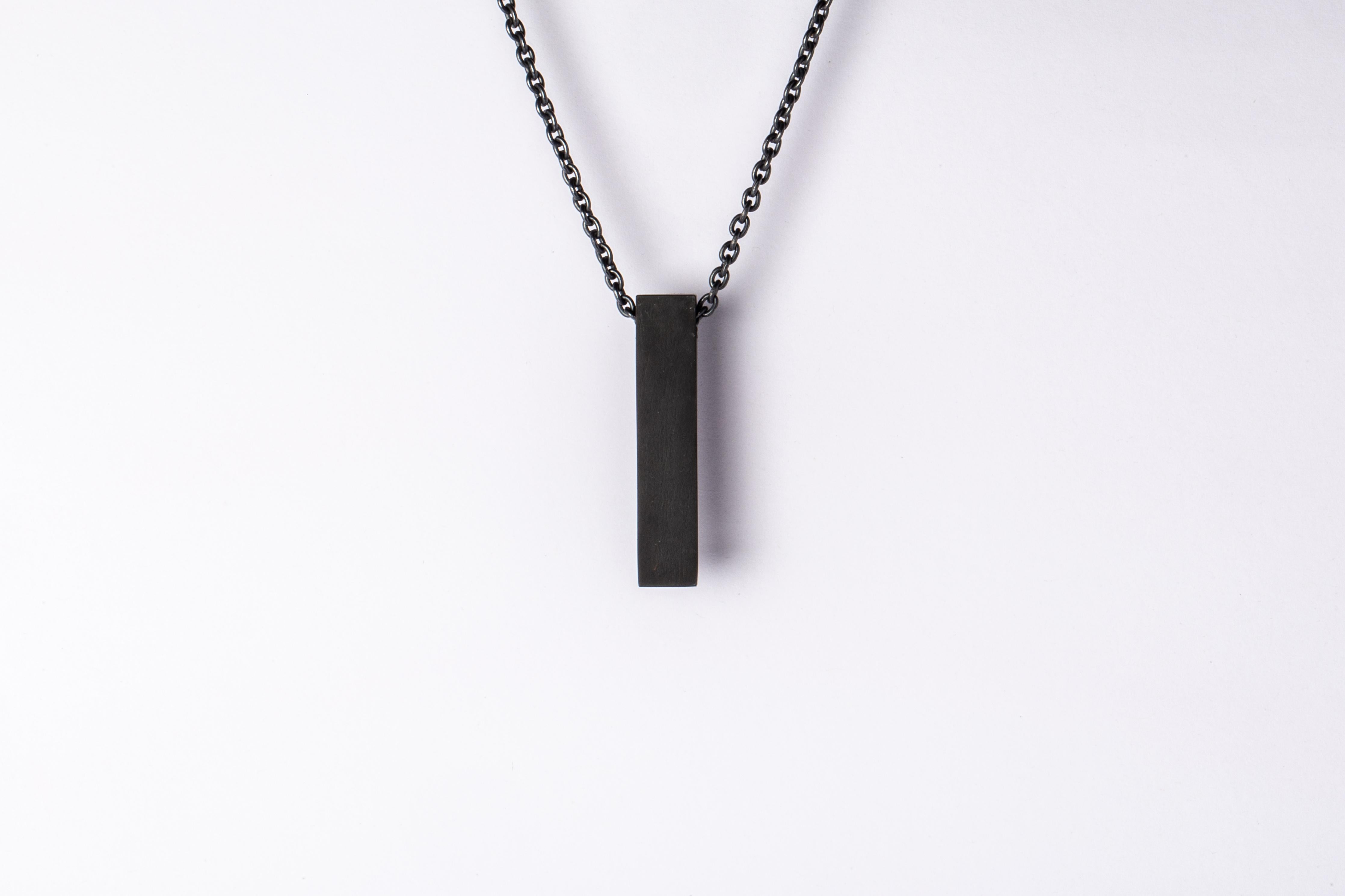 Cuboid Necklace (Short Var., 50cm, KZ+KA) In New Condition For Sale In PARIS, FR