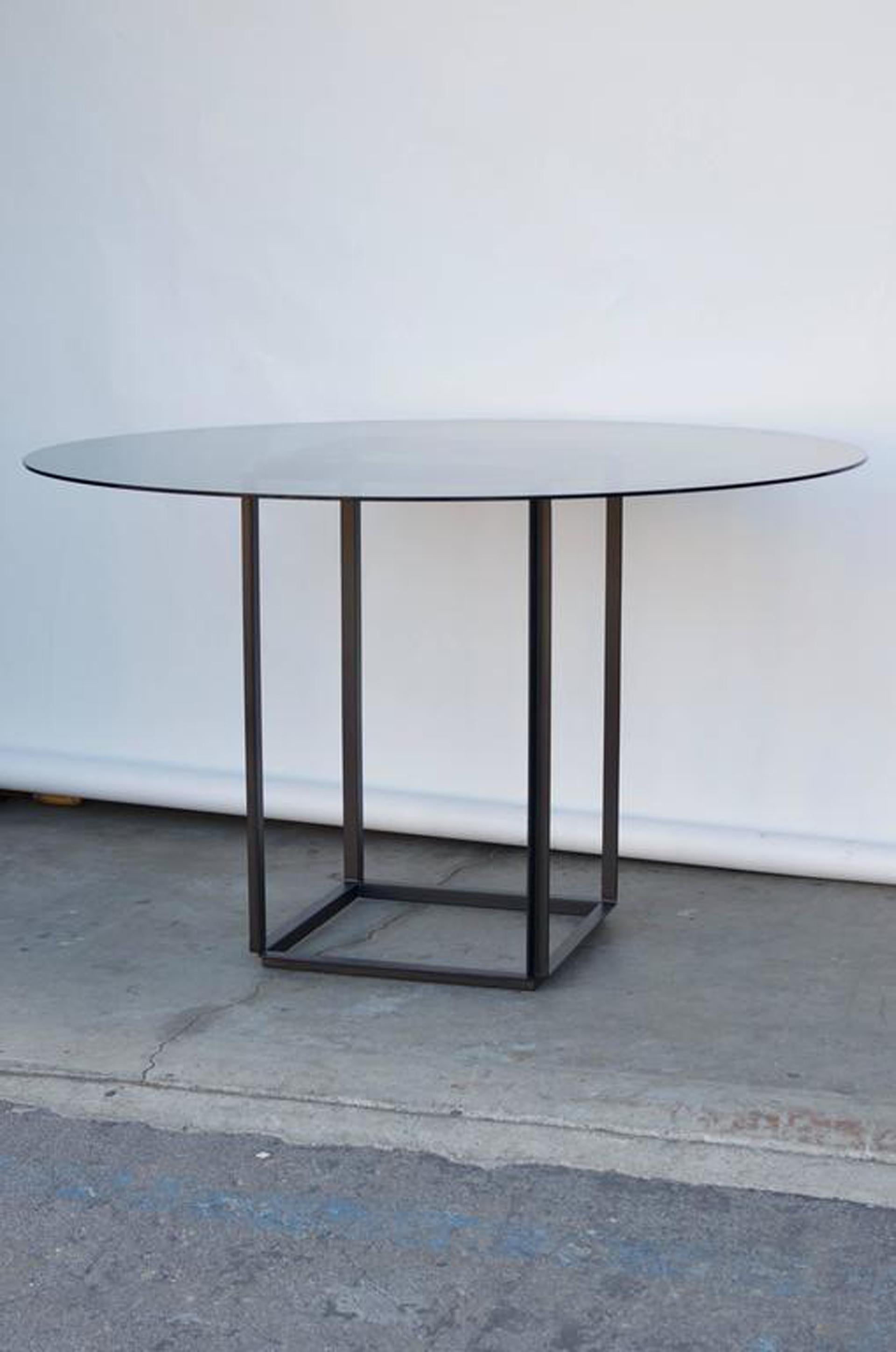 Modern 'CuboÏde' Minimalist Center or Breakfast Table by Design Frères For Sale