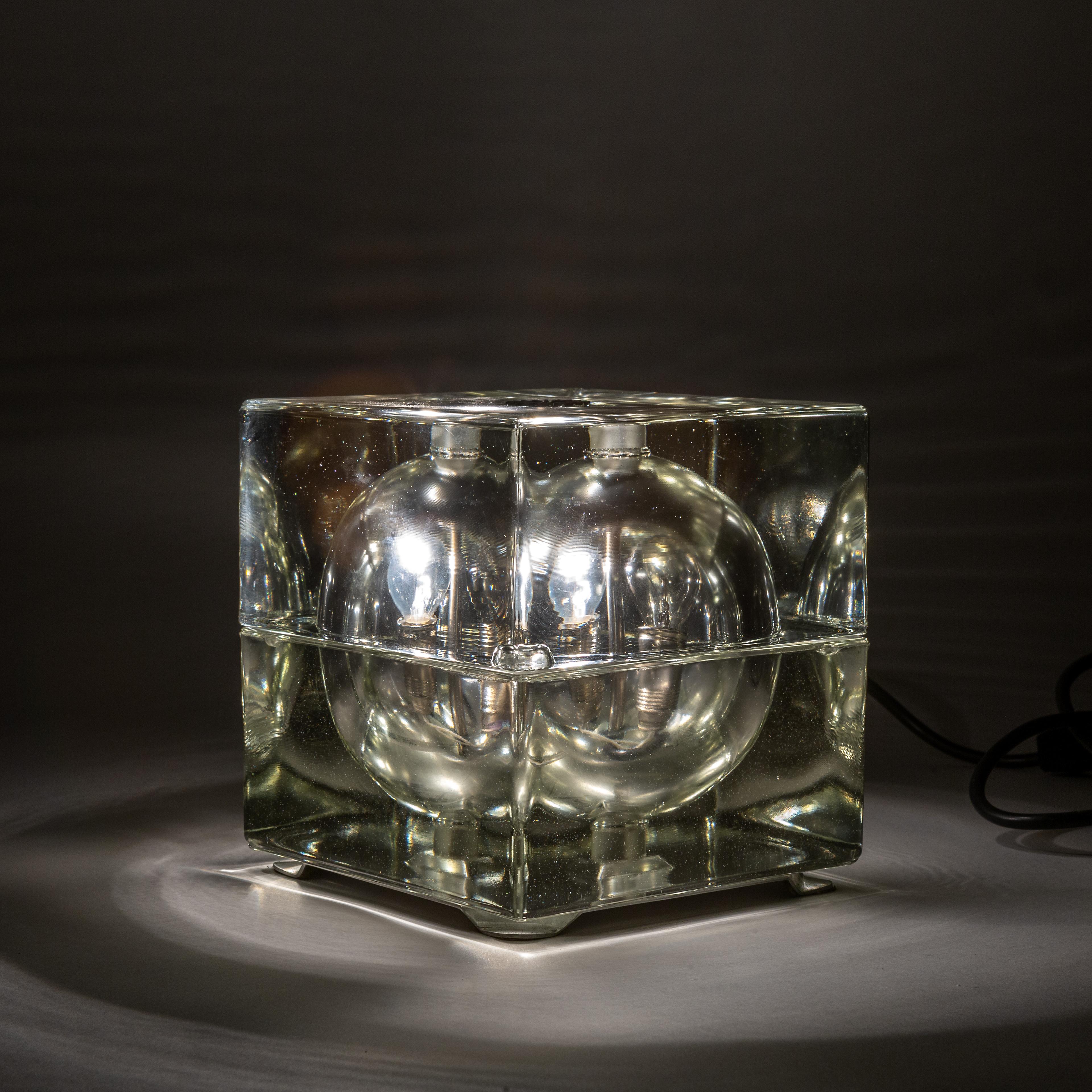 'Cubosfera' table lamp For Sale 1