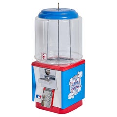 Vintage Cubs Themed Gum Ball Machine by Gabriel