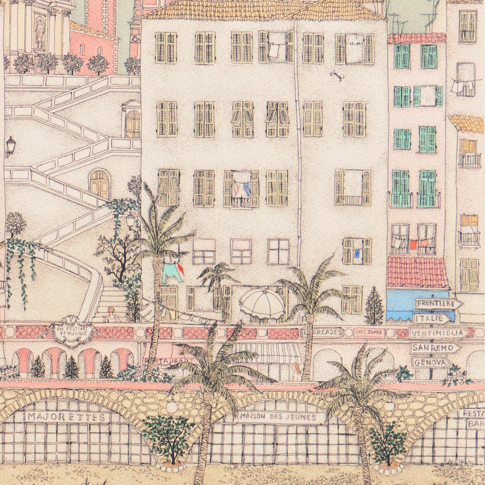 'Beach at Menton', Paris, Ecole des Beaux-Arts, New York, Woman Artist, Madrid For Sale 2