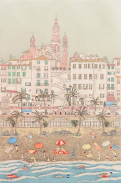'Beach at Menton', Paris, Ecole des Beaux-Arts, New York, Woman Artist, Madrid