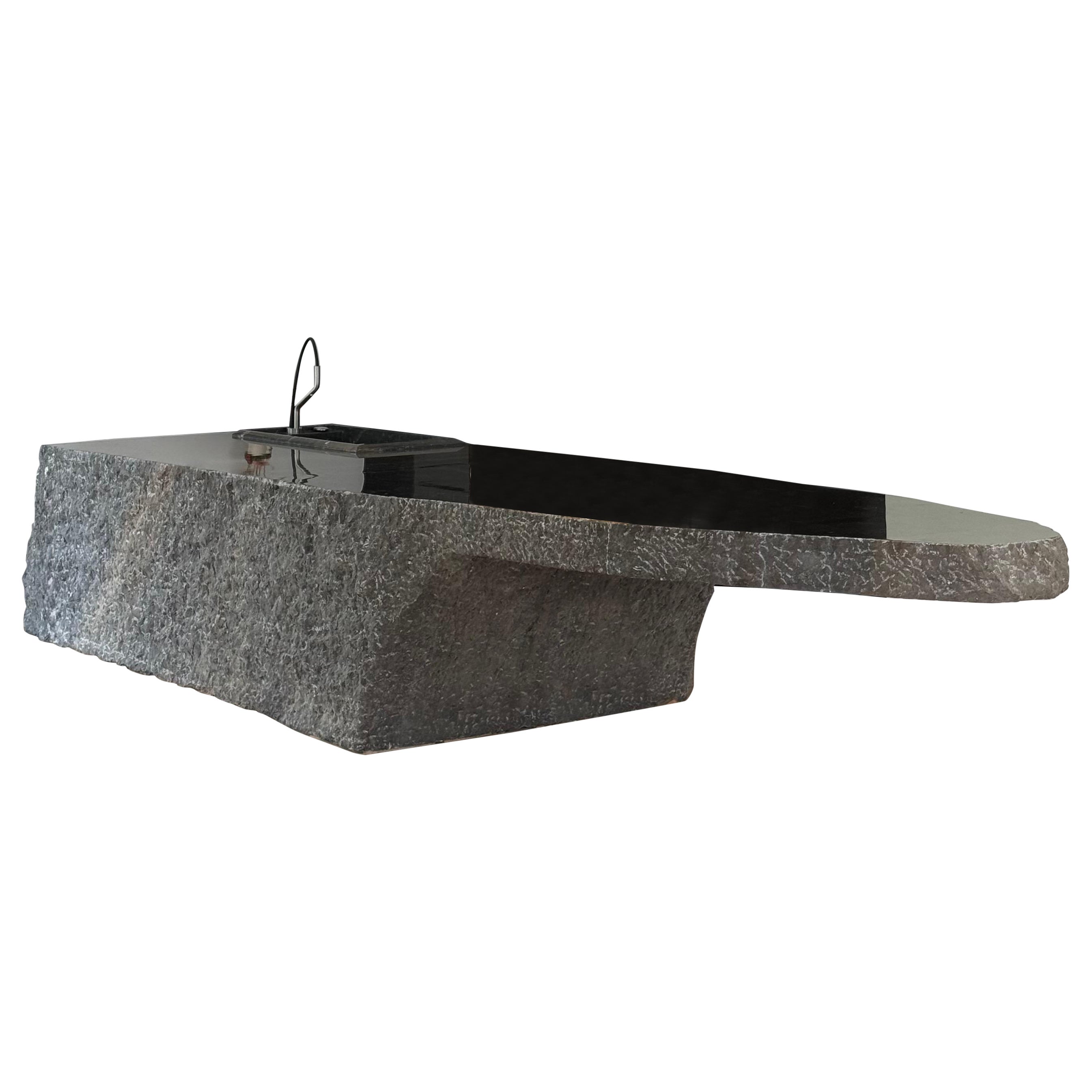 Cucina Solida Come La Roccia Kitchen Island By L
atelier Arman Safavi en vente