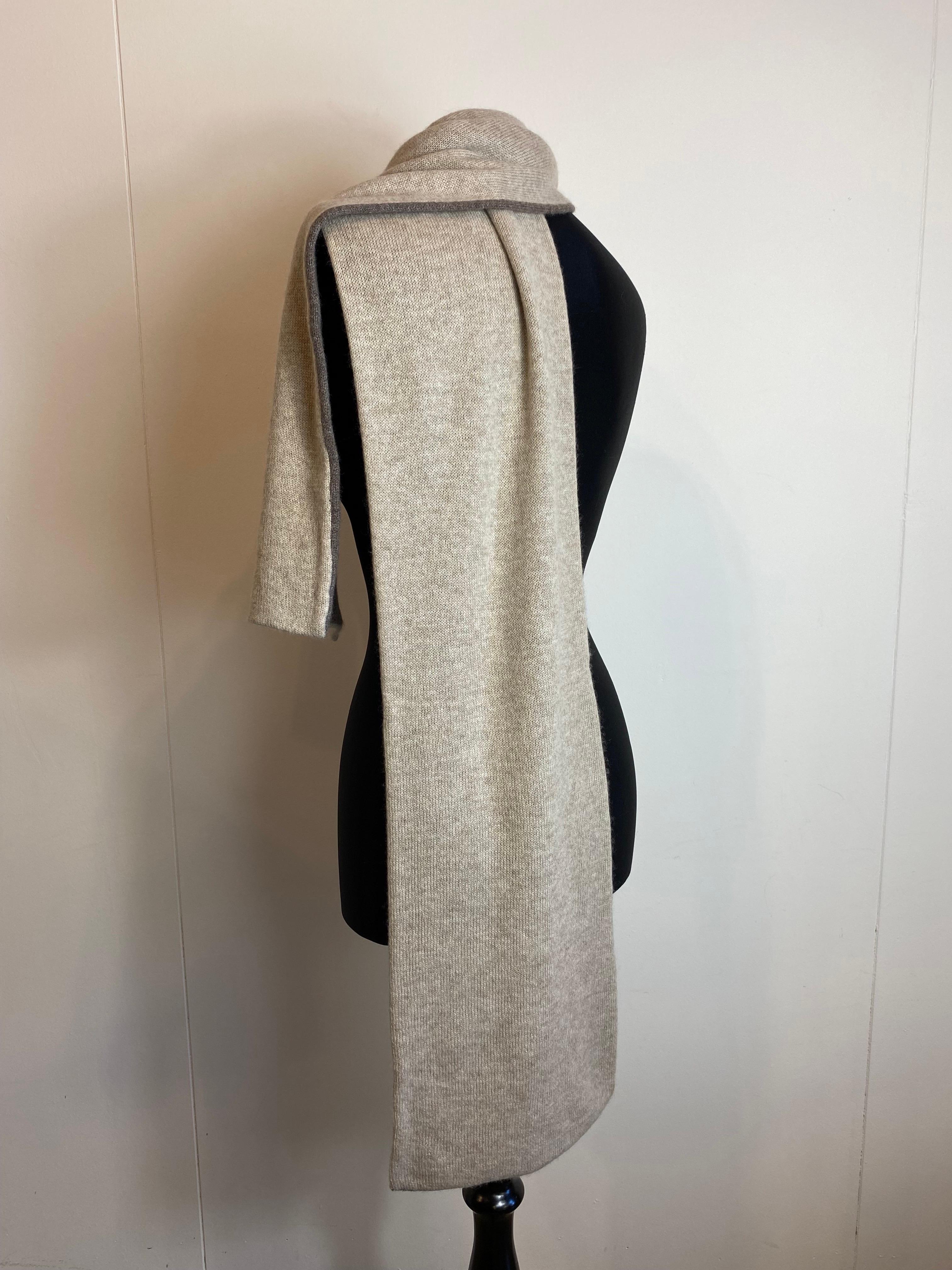 Brown Cucinelli scarf For Sale