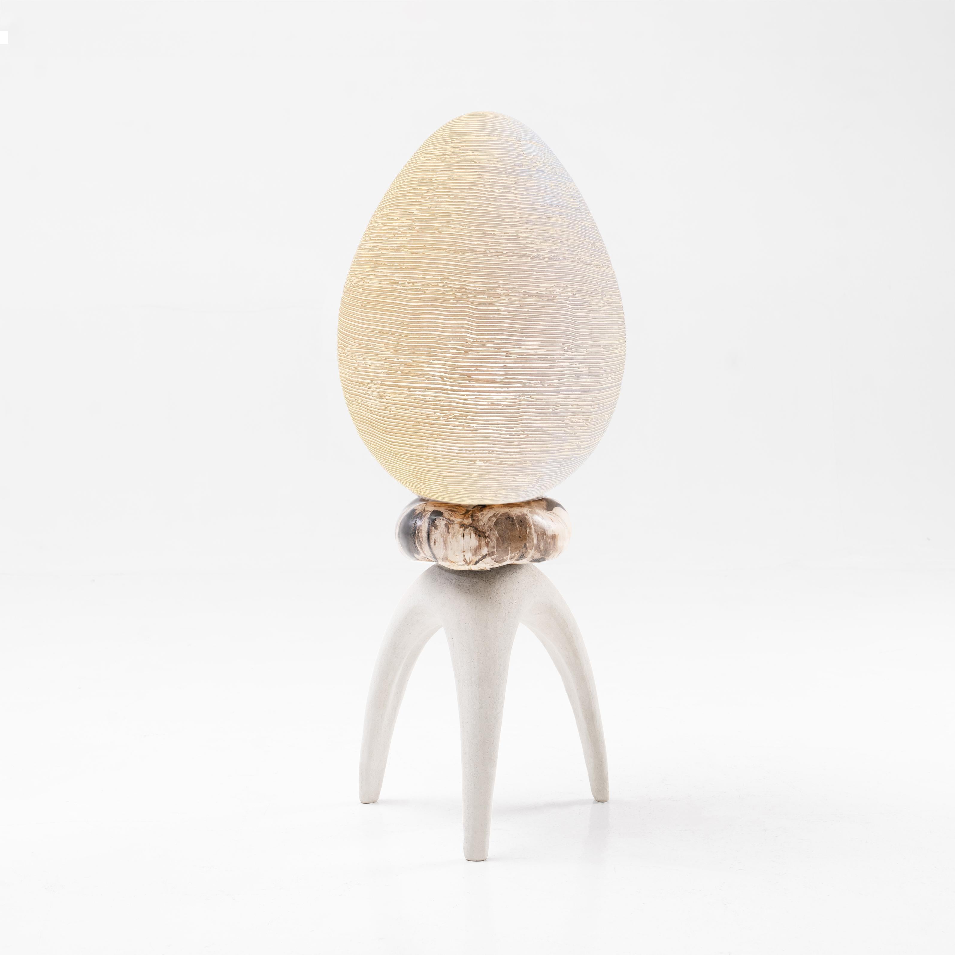 Fatto a mano Nido di cuculi - Lampada scultorea Biophilic Statement Light di Odditi in vendita