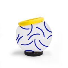 Cucumber Ceramic Flower Vase, by Martine Bedin from Memphis Milano