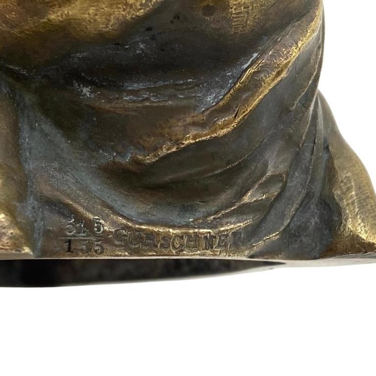 Bronze Cuivre de bronze Gustav Gurschner en vente
