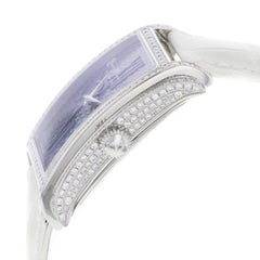 Cuervo Y Sobrinos: Unisex-Uhr A1010.1BC-SP mit bedeutenden Original-Diamanten in Blau