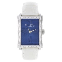Cuervo Y Sobrinos Prominente Original Diamonds Blue Unisex Watch A1010.1BC-SP