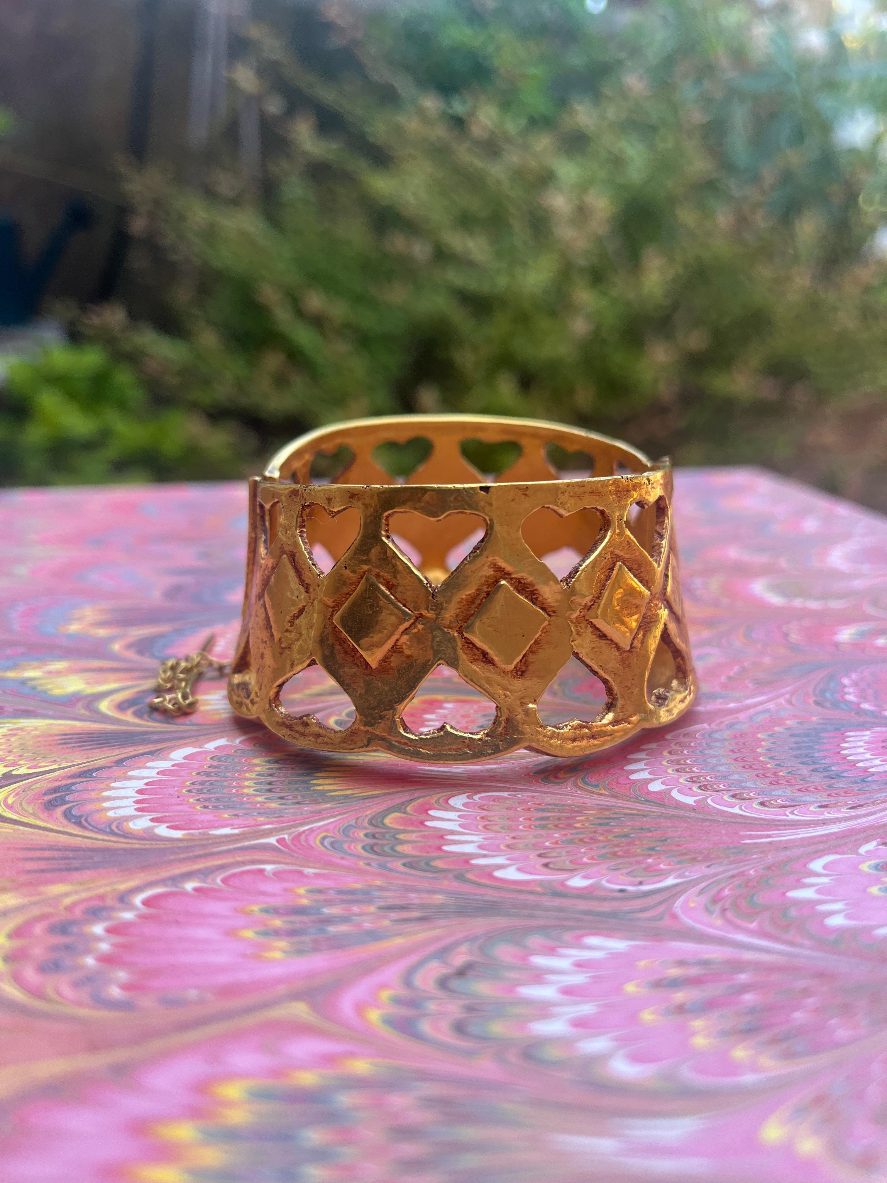 Bracelet manchette Line Vautrin Unisexe en vente